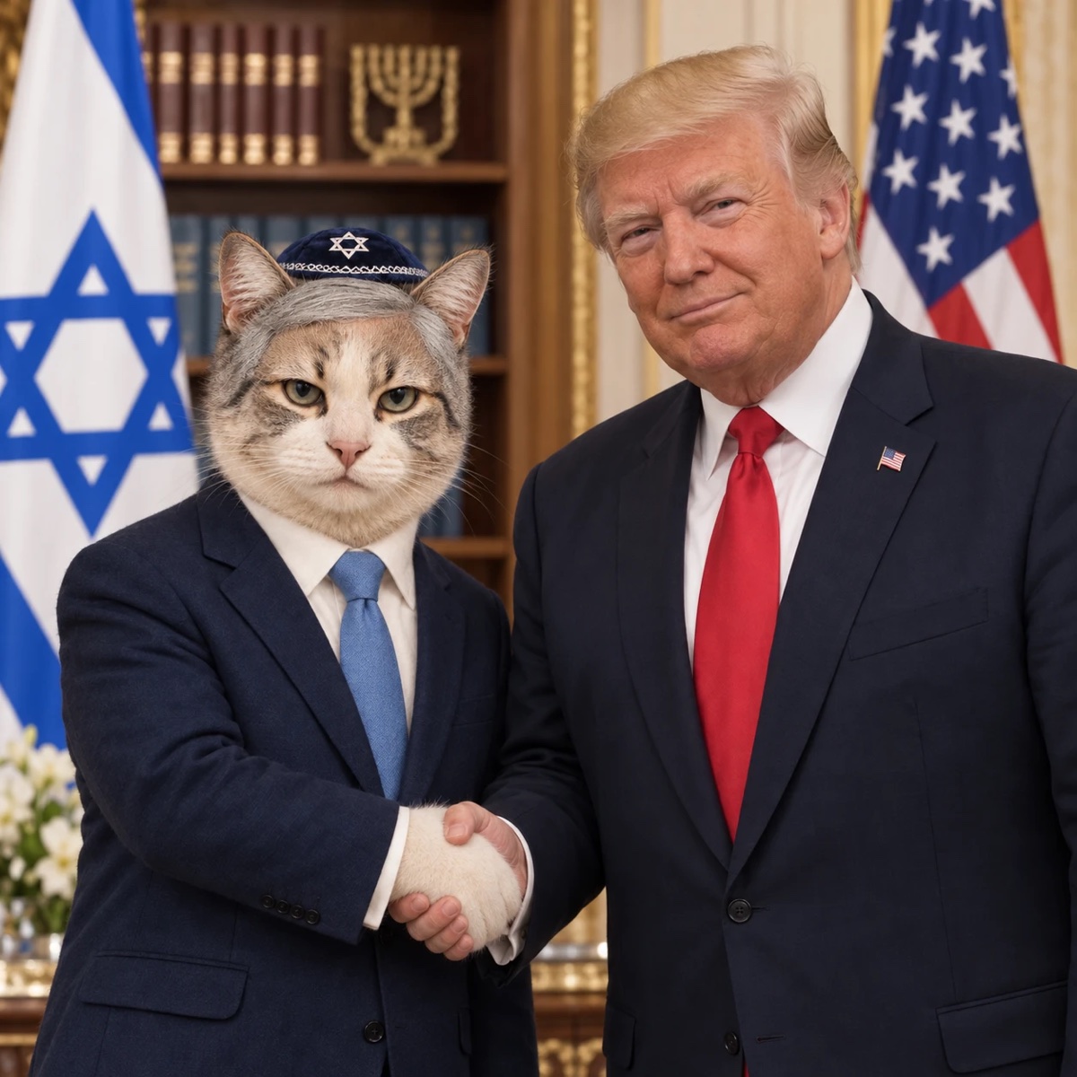 Catanyahu at a state visit